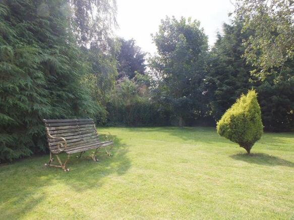 Lawned area