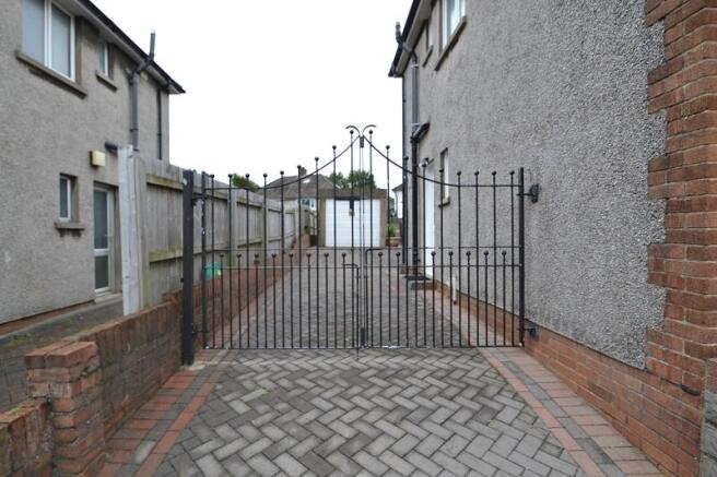Driveway and garage