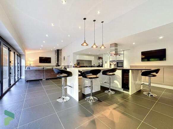 Open plan kitchen...