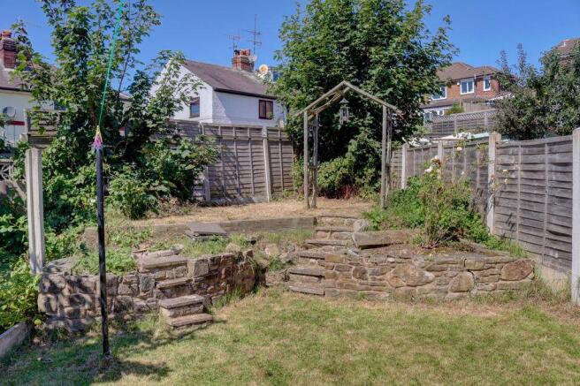 Top section of rear garden