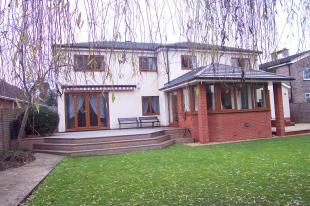 Rear of property