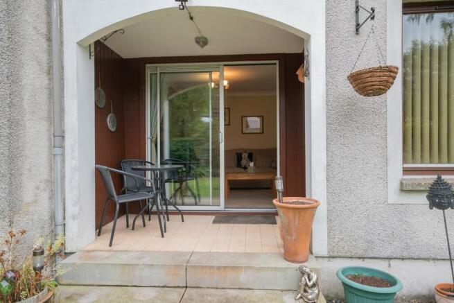 Private patio 