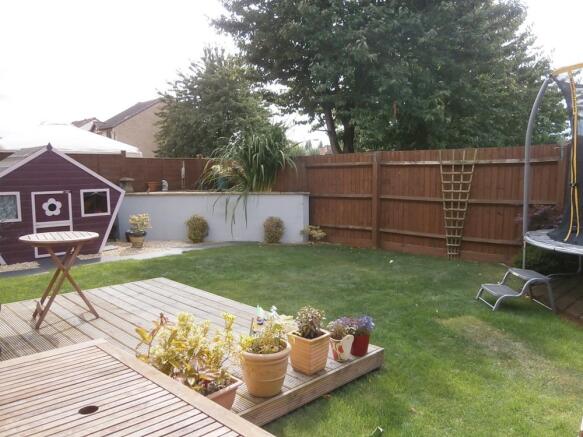 Rear garden