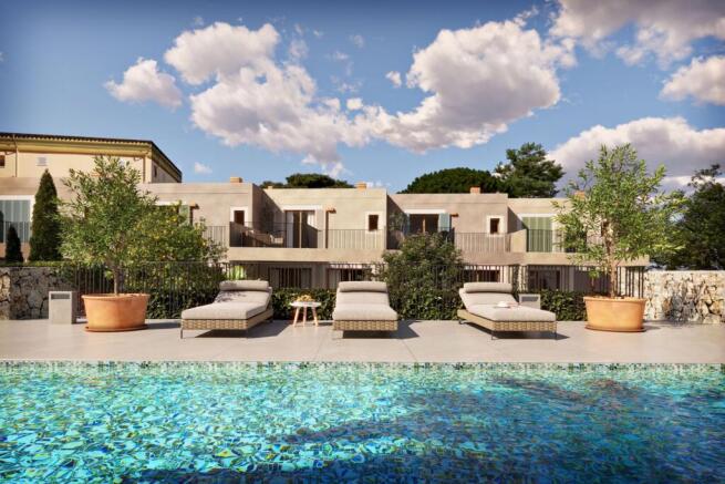 Community pool area
