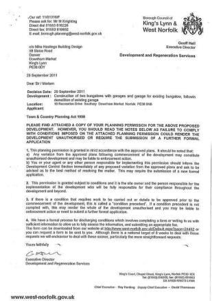 Notice of Decision