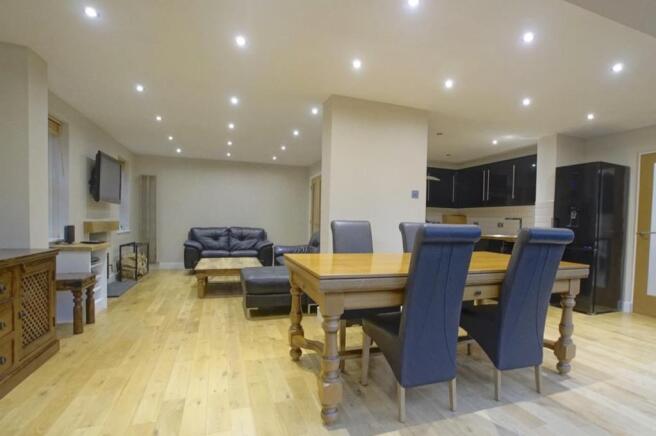 Open plan living area