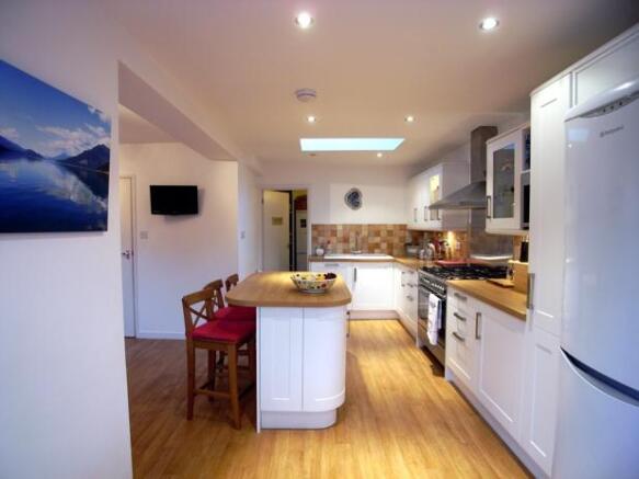 utility room at end