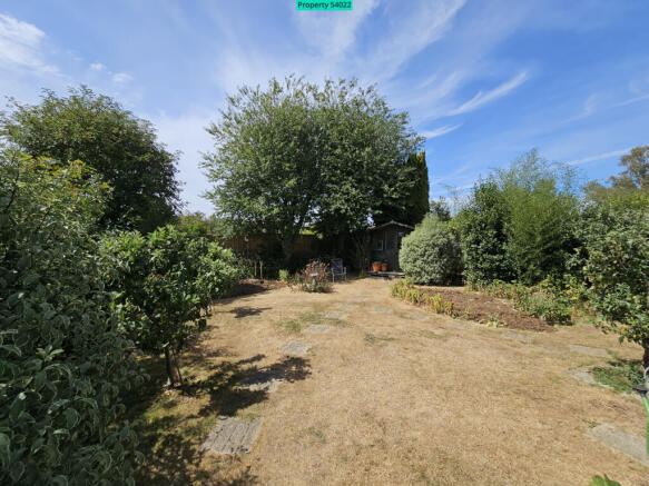 Rear garden