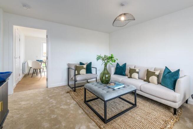 Lounge space in 3 bedroom Coull home