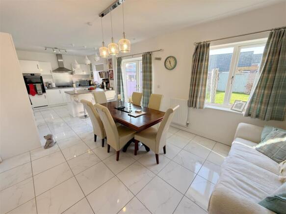 Full Width Dining Kitchen