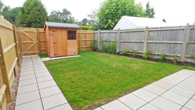 Rear garden