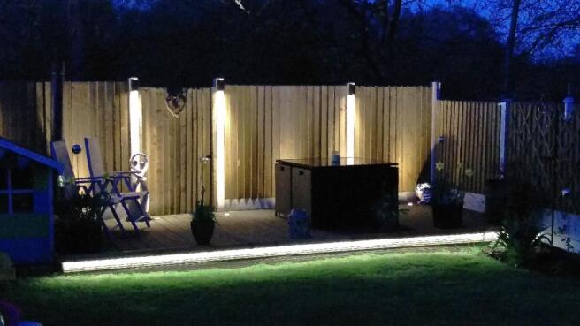 Garden in the evenin