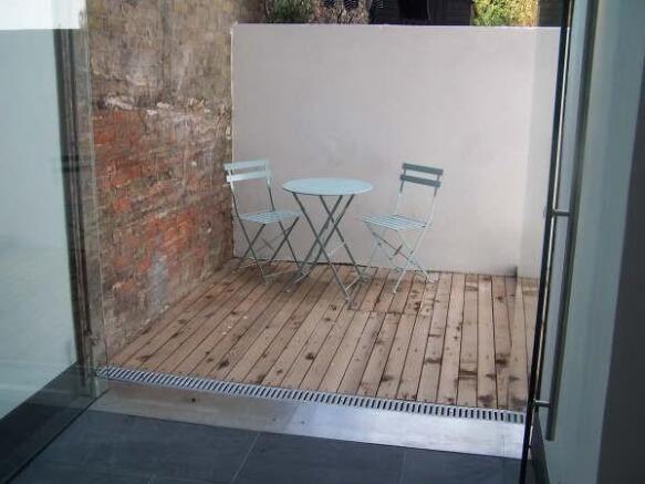 Decked area