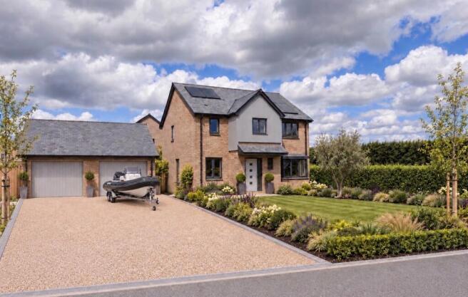 plot 57 CGI front with Rib