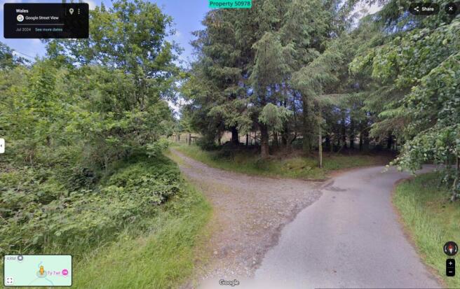 Main entrance if coming from Llanfair Clydogau