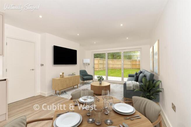 Lounge Kitchen Diner Staged