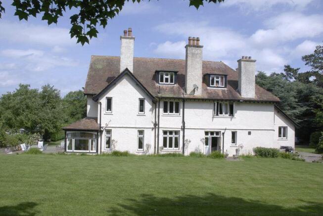 Rear of house