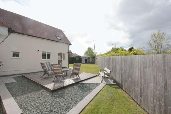 Rear patio