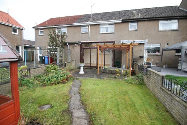 Rear of property