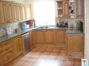 re-fitted kitchen