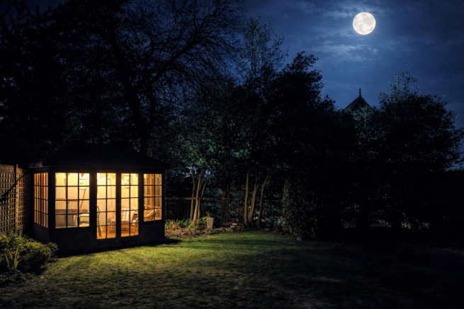 The Garden Room at Night