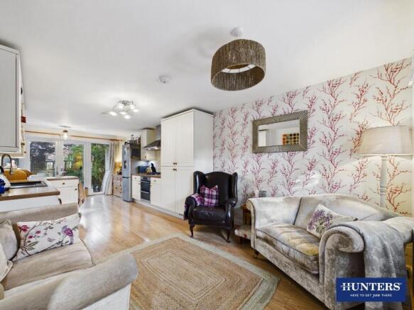 Kitchen, Living & Dining Room