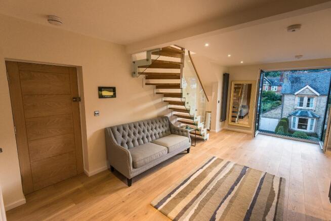 Light and airy living area