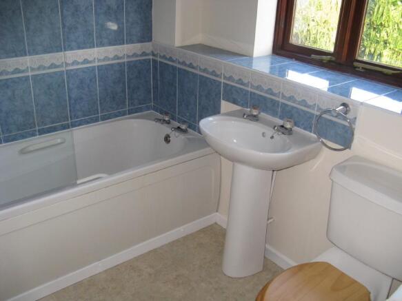 Bath with shower