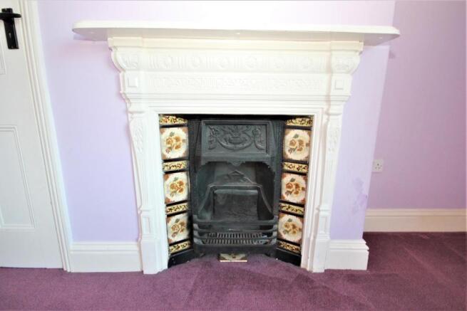 Bedroom 2 fireplace
