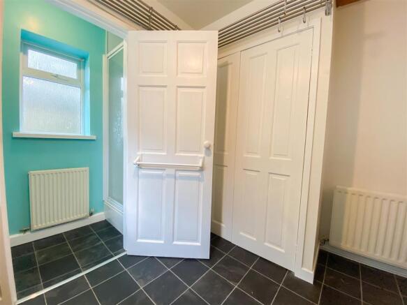 The ground floor shower room