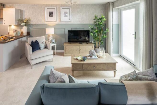 Show home living room