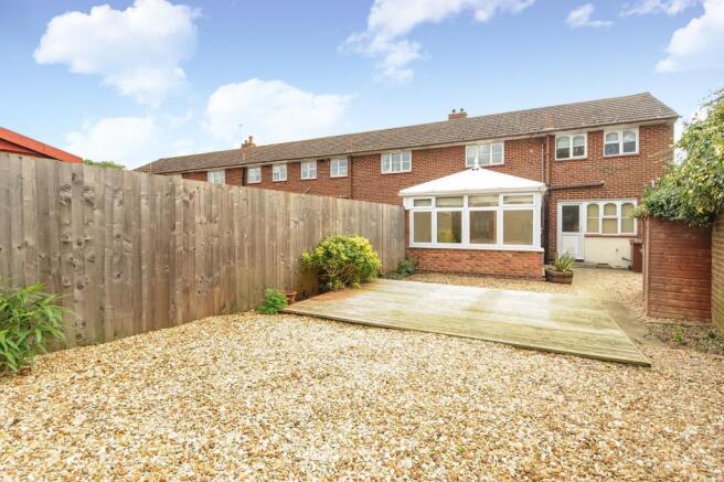Rear of Property
