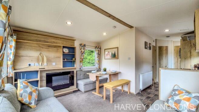 Spacious lounge and dining area in the ABI Coworth