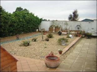 Gravel garden area