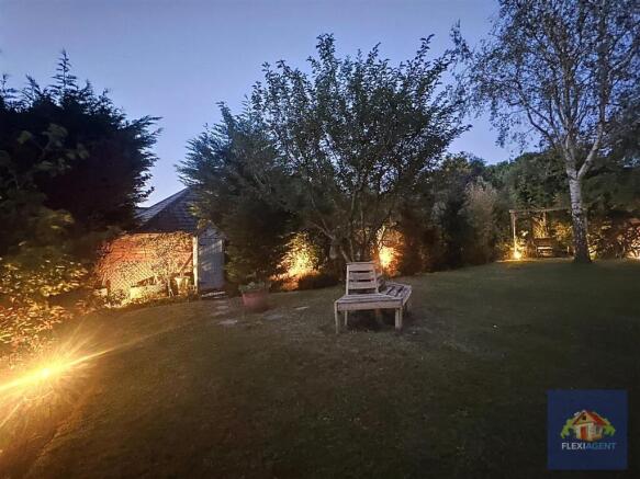Night time Back Garden