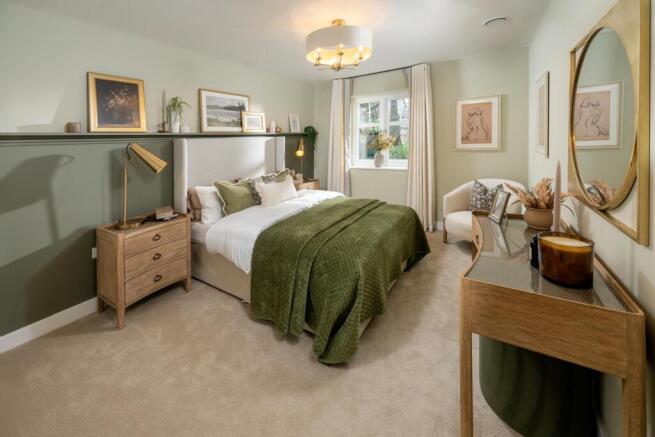 Show home bedroom