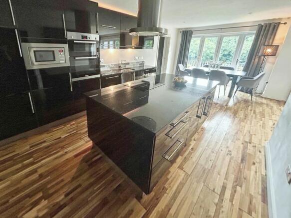 Open Plan Living, Dining And Kitchen Area