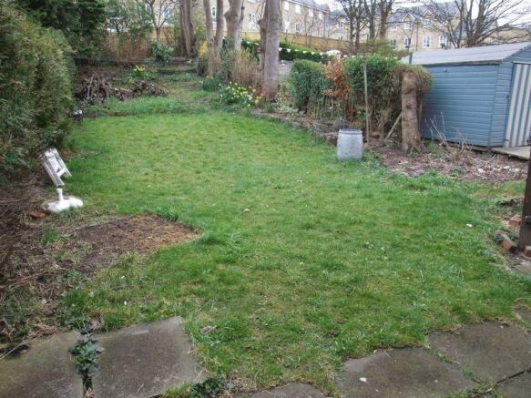 Long rear garden