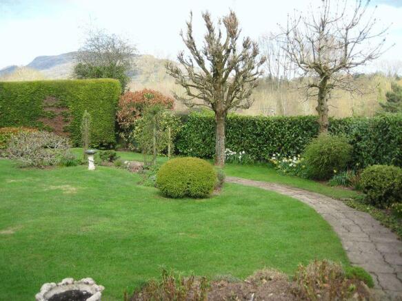 Rear garden an...