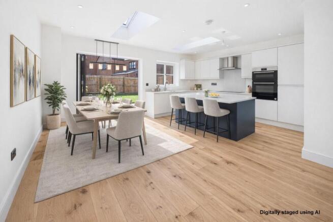 AI dressed Dining Kitchen