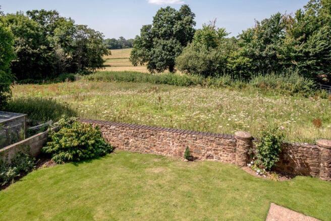 Rear garden an...