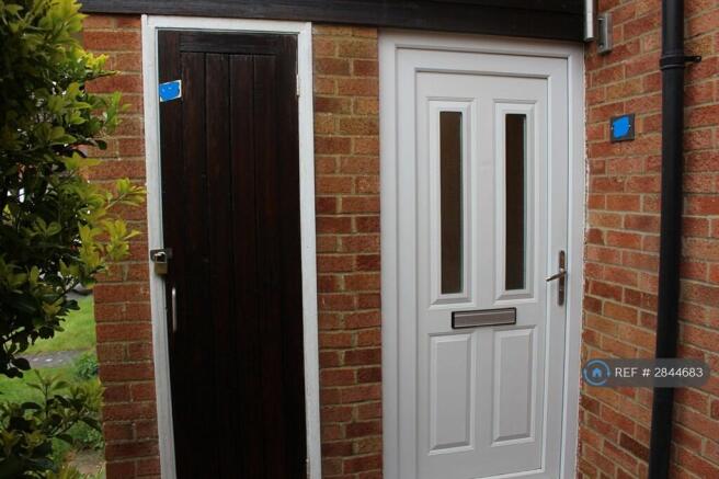 Front Door And External Storage Cupboard 