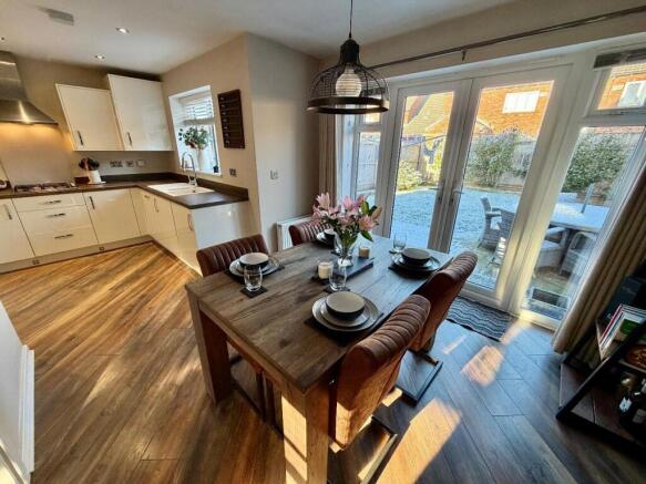 Dining Area into Kitchen