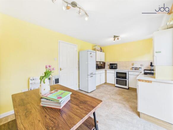 Open plan Kitchen diner with Patio Doors