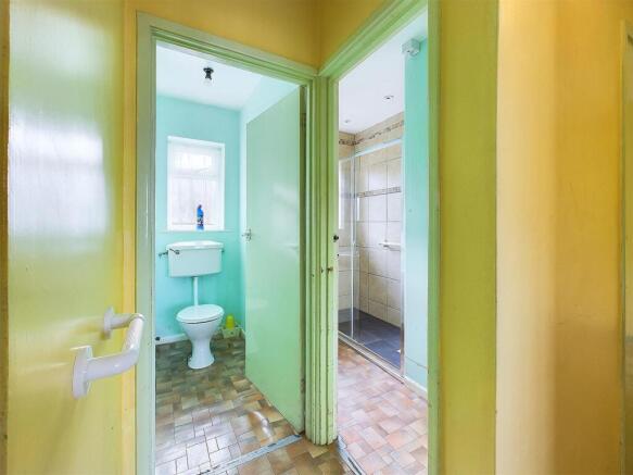 Shower room and WC.