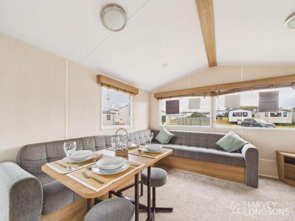 Atlas Moonstone lounge and dining area at Lossiemo