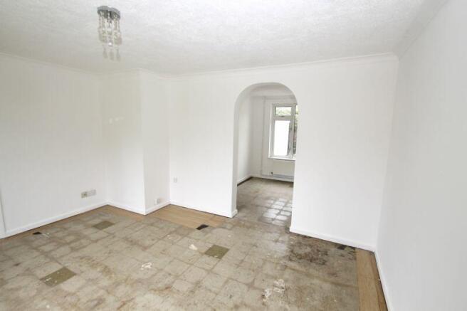 Lounge into dining room