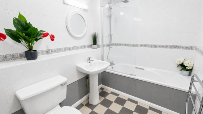 Toilet and bath