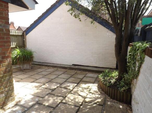 Rear Paved Garden