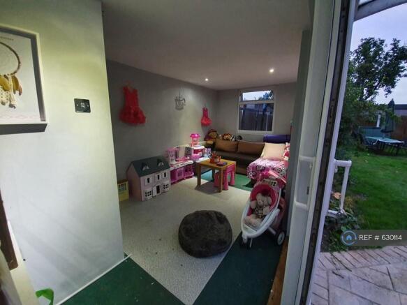Garage Converted Into Office / Playroom